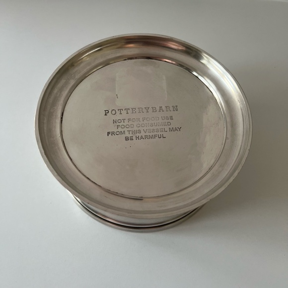 Pottery Barn Candle Holder Trinket Tray Catch All Dish - Picture 3 of 4